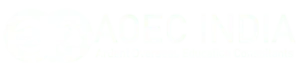 AOEC India Logo White