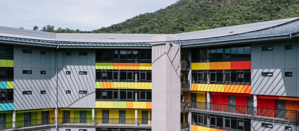 James Cook University landing