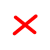 Wrong Cross Mark