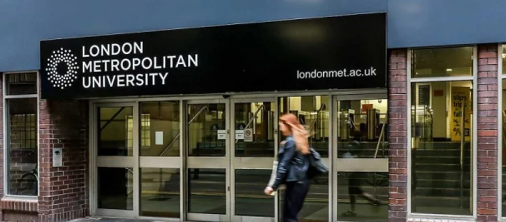 London Metropolitan University landing page