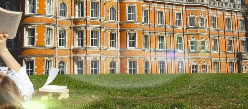 Royal Holloway university of london landing page