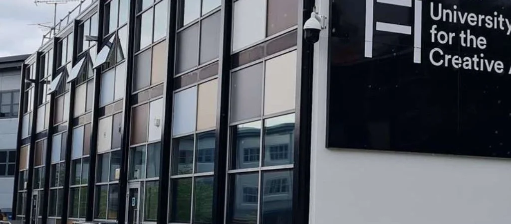 University for Creative Arts landing