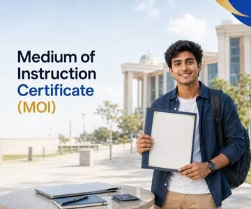 Medium of Instruction Certificate (MOI)