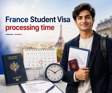France student visa processing time