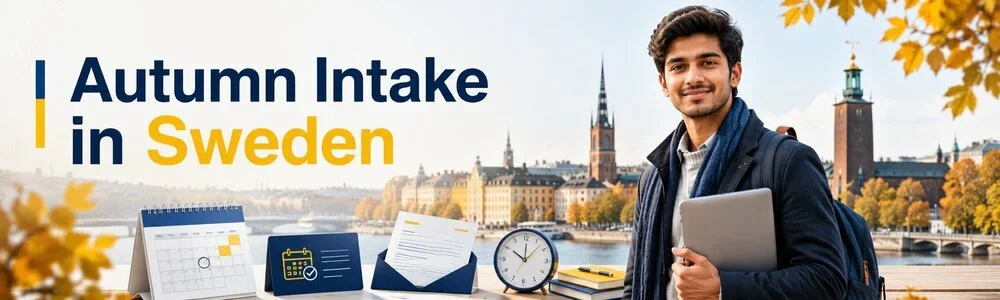 Autumn Intake in Sweden for Indian Students