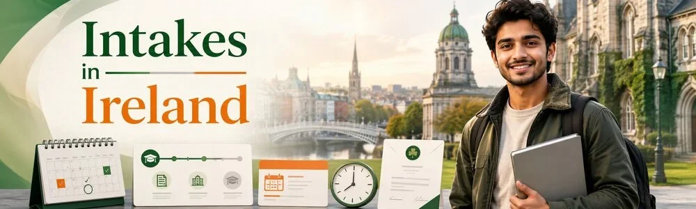 Intakes in Ireland for Indian Students