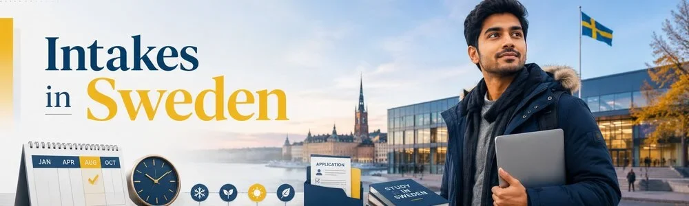 Intakes in Sweden for Indian Students