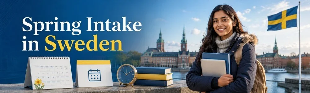Spring Intake in Sweden for Indian Students